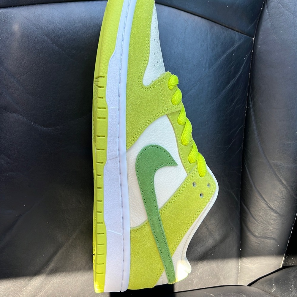 Nike SB Dunk Low lime green. From the fruity line